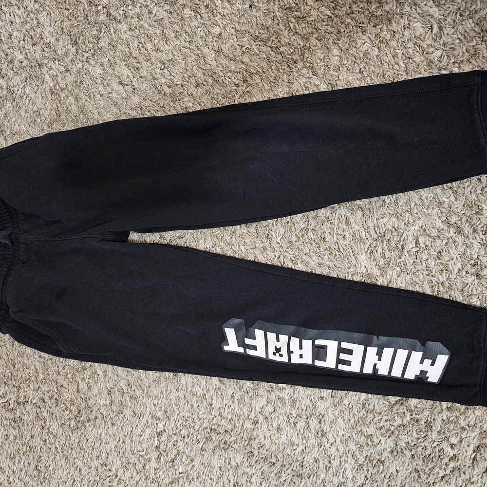 Minecraft Kids Black Joggers